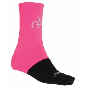 Ponožky Sensor Tour Merino růžová černá 16100072